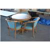 Image 2 : Round Table w/ 3 Chairs