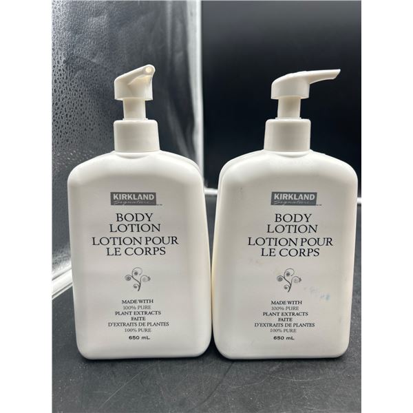 Kirkland Signature Body Lotion 650 mL Bottles (Set of 2)
