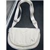 Image 2 : White Nylon Shoulder Bag With Adjustable Strap