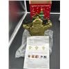 Image 3 : Gold Christmas Tree Topper Projector with Light-Up Feature