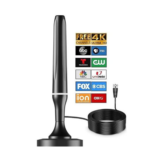 DG UP SP Portable TV Antenna, 4K 1080p Support