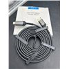 Image 2 : JSAUX HDMI to DisplayPort Cable 4K UHD, Black, 6.6 ft Length