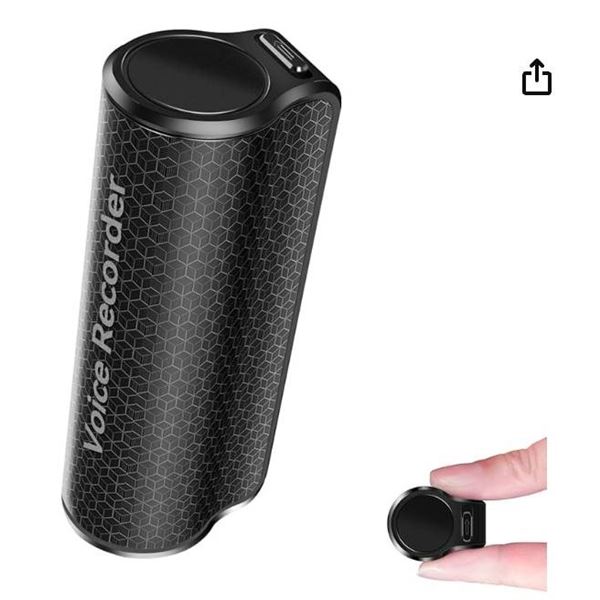 Hfuear 16GB Voice Recorder, Voice Recorder with 1160 Hours Storage, Digital Voice Recorder