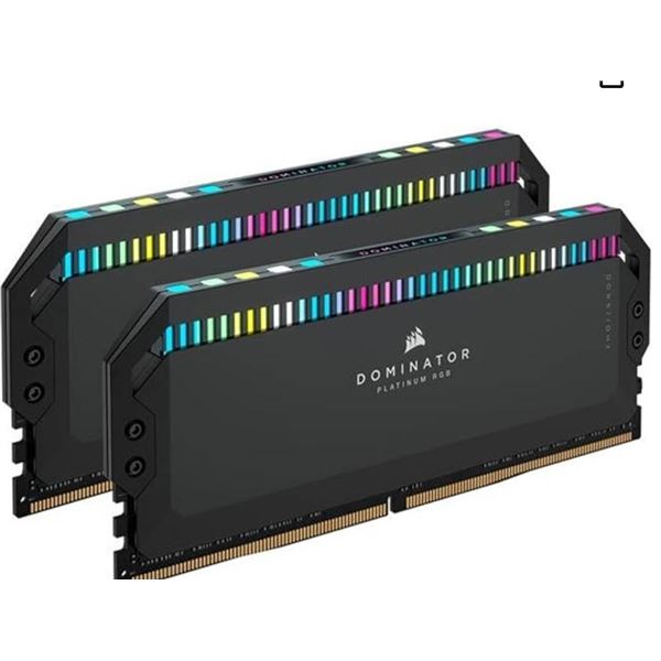 Corsair Dominator Platinum RGB DDR5 DRAM 32GB (2x16GB) 5600MHz CL36 Intel XMP iCUE Compatible Comput