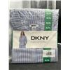 Image 2 : DKNY 2-Piece Woven Pyjama Set – Size XL Striped Design