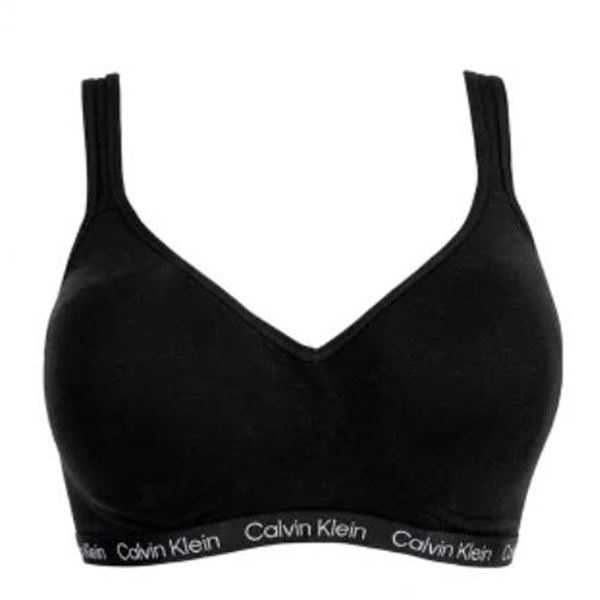 Calvin Klein 2-Pack Cotton Modal Blend Bralette, Size L/G Pink & Black