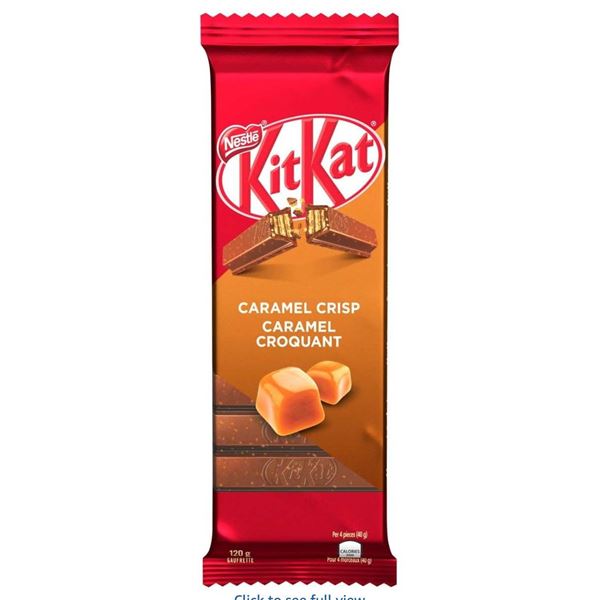 8 KitKat Caramel Crisp Bars, 120g Each
