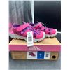 Image 2 : Eddie Bauer Girls’ Closed-Toe Sandals, Size 1, Pink/Purple