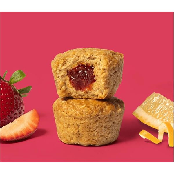 Bobo’s Strawberry Lemonade Flavor Gluten-Free Oat Bites, 24 Pack