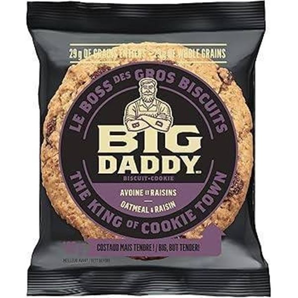 Big Daddy Oatmeal and Raisin Cookies, 8 x 100g Packs