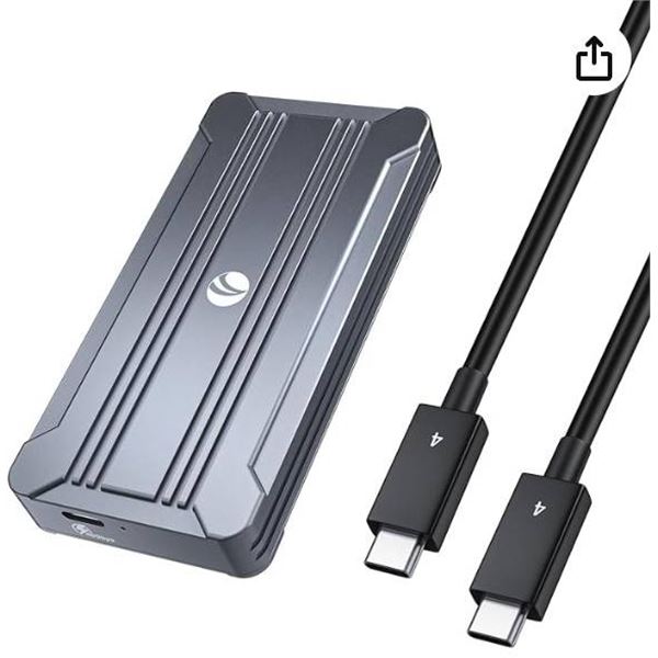 External Solid State Drive Enclosure 40Gbps NVMe Enclosure CU782