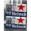 Image 2 : Heineken 0.0 Alcohol Free Beer, 330 ml, 6 Cans per Pack, Lot of 2