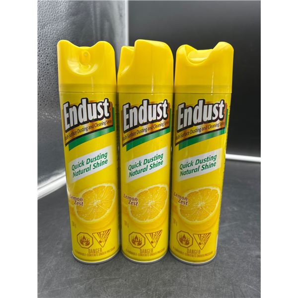 Endust Multi-Surface Dusting and Cleaning Spray Lemon Zest, 294g, Set of 3