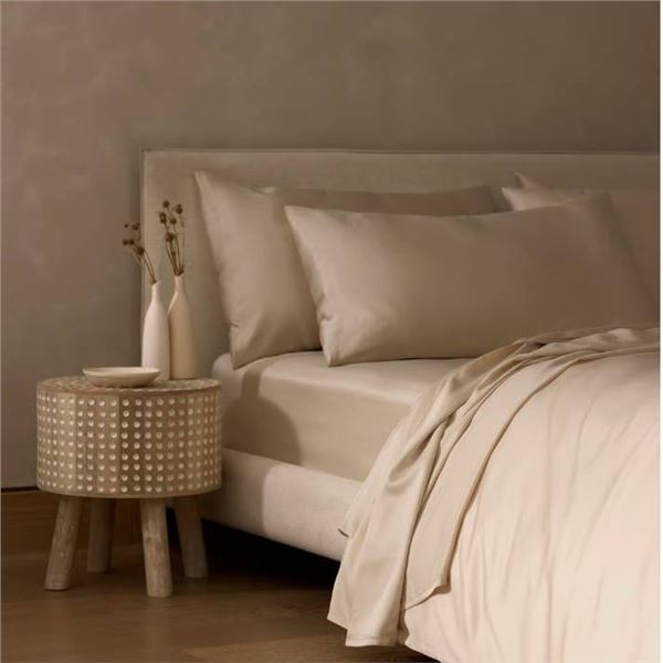 Comfy Bamboo World 4-Piece Queen Bed Sheet Set – Earth Gold Series