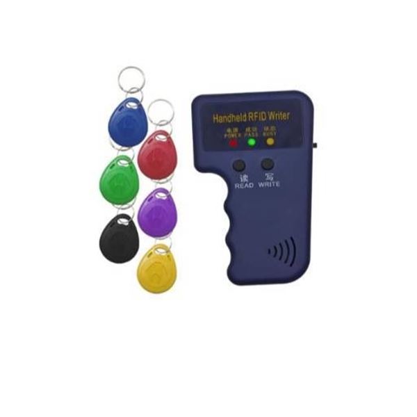 Handheld RFID Writer with 6 Key Fobs and Scanning Capability