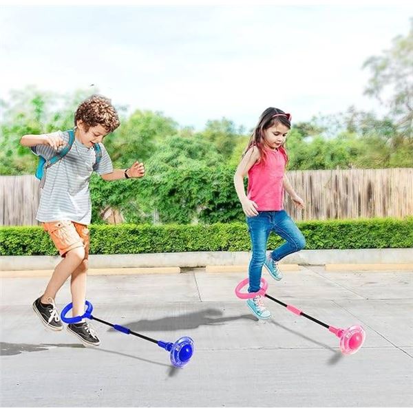 Kids Ankle Skip Ball Toy With Bright Colors and Lightweight Design