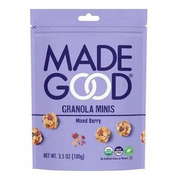 Made Good Granola Minis Mixed Berry – 6 x 100g Packs