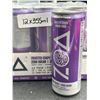 Image 3 : Zoa Energy Drink 12-Pack, Frosted Grape, 355mL Cans