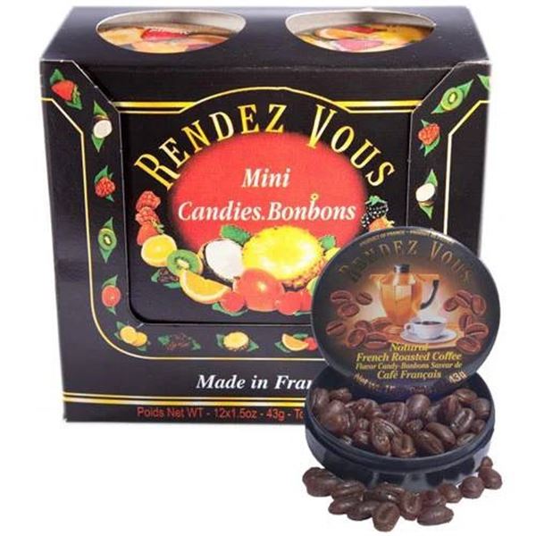 Rendez Vous Mini Candies Bonbons Made in France – 12 Tins