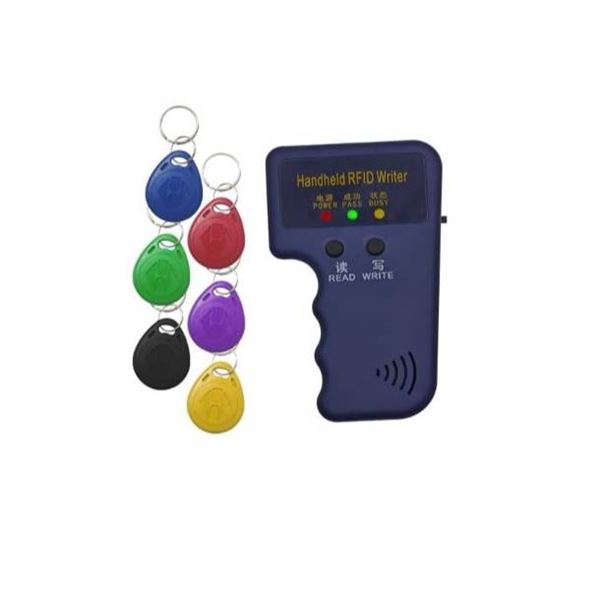 Handheld RFID Writer Reader Copier Cloner With 6 Key Fobs