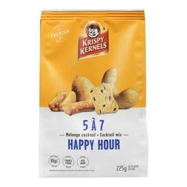 Krispy Kernels 5 a 7 Cocktail Mix Snack Bags (225g, Lot of 6)