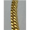 Image 3 : Gold-Tone Flat Curb Link Chain Necklace, Lobster Clasp