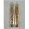 Image 1 : Two Vials Containing Gold flaking material