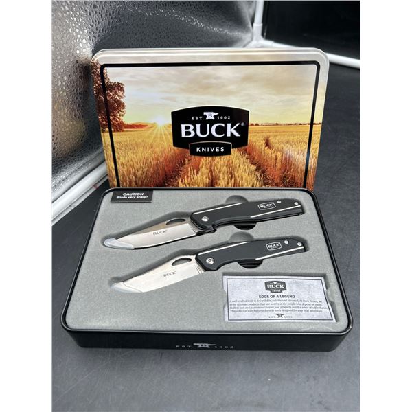 Buck Knives 2-Piece Set With Stainless Steel Blades