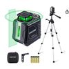 Image 1 : Firecore Laser Level with Tripod, 82Ft Green Self Leveling 360°Cross Line Laser Level for Picture Ha