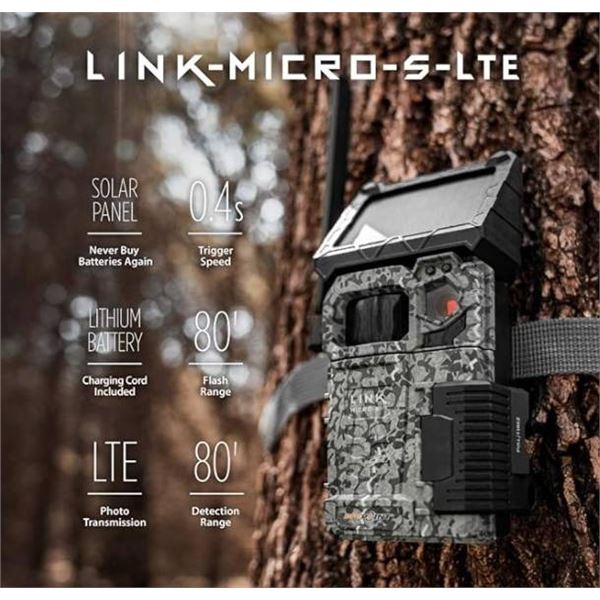 Spypoint LINK-MICRO-S-LTE Solar Cellular Trail Camera