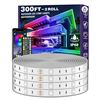 Image 1 : Outdoor LED Strip Lights – Waterproof Lighting System 300ft