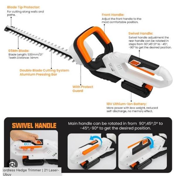 LIGO 20V Li-Ion Hedge Trimmer