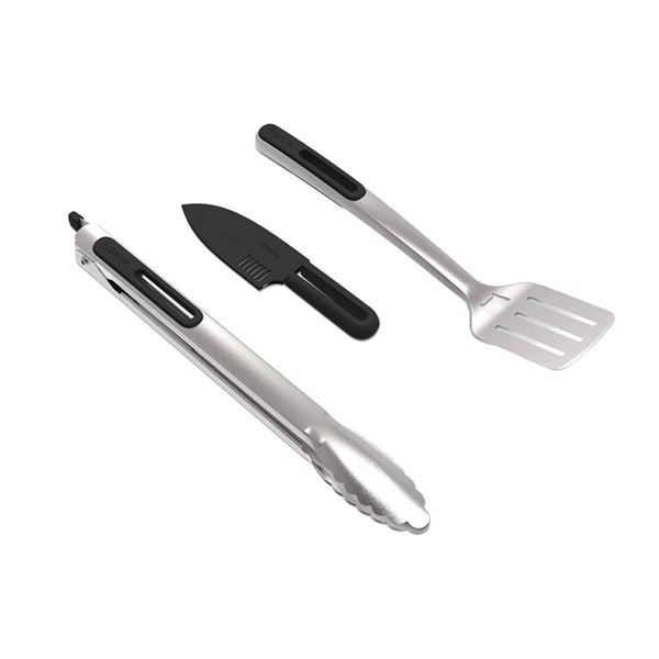 BioLite Prep & Grill Toolkit 4-Piece Grilling Kit With Storage Mat