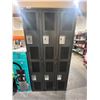 Image 1 : Metal Locker Unit with Ventilated Doors and Locking Mechanisms 6 Door
