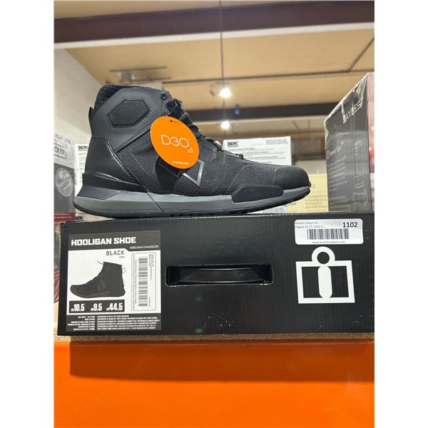 Icon Hooligan Motorcycle Shoe 10.5  With D3O Technology