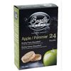 Image 1 : Bradley Smoker Apple Flavoured Smoking Pure Wood Chip Bisquettes, 24-Pack