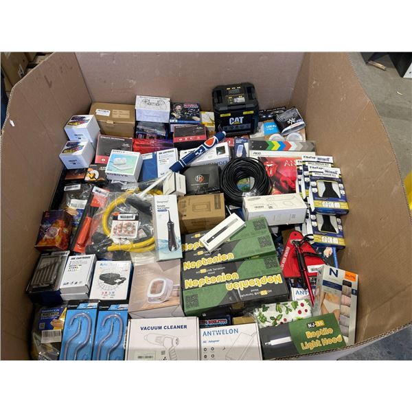 Bulk Skid Lot of Electronics, Tech Accessories, and Miscellaneous Items