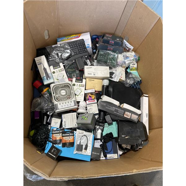 Bulk Skid Lot of Electronics, Tech Accessories, and Miscellaneous Items