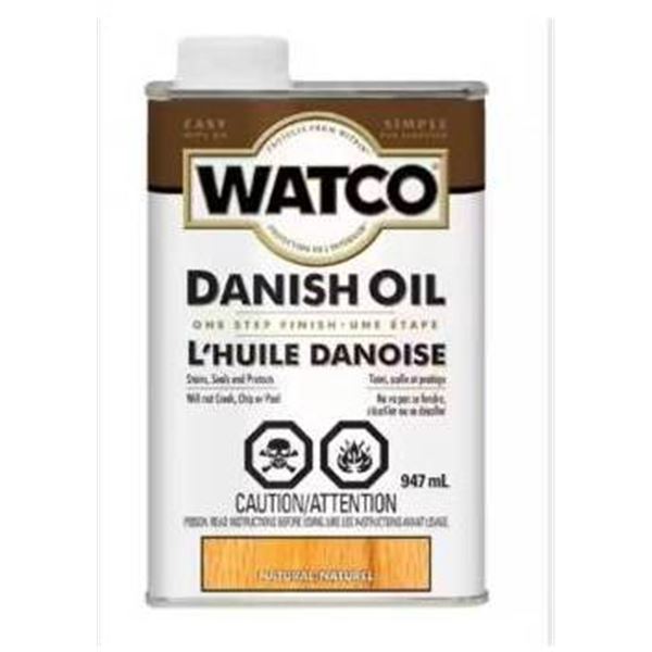 Watco Danish Oil 947 mL – One Step Finish