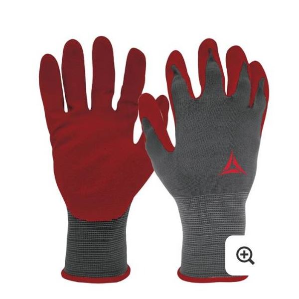 Hand Crew Foam Latex Coated Gloves XL 14 Pack