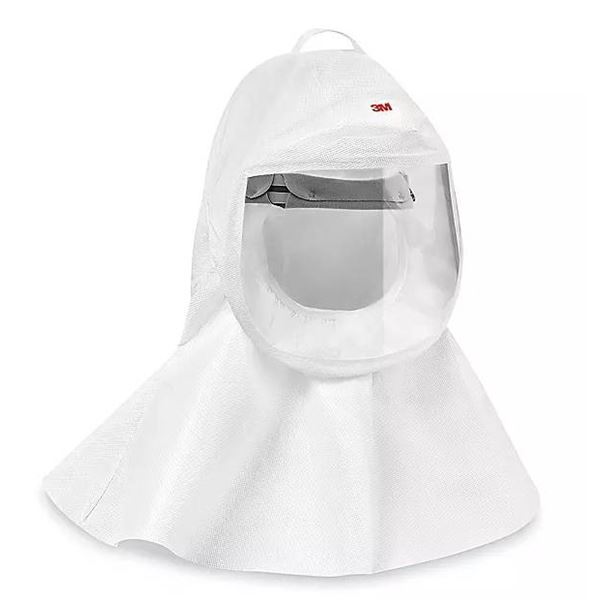 3M S-433L-5 Hood With Integrated Head Suspension, Medium/Large, 5 Ea