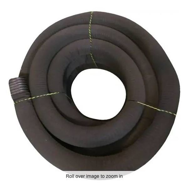 4-Inch by 100-Foot Perforated Drain Tile Coil with Sock