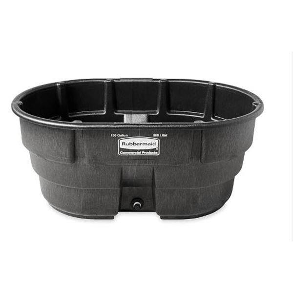 Rubbermaid Commercial Products 150-Gallon Stock Tank, 568 Liters