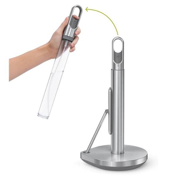Simplehuman Stainless Steel Paper Towel Pump With Integrated Spray Pump