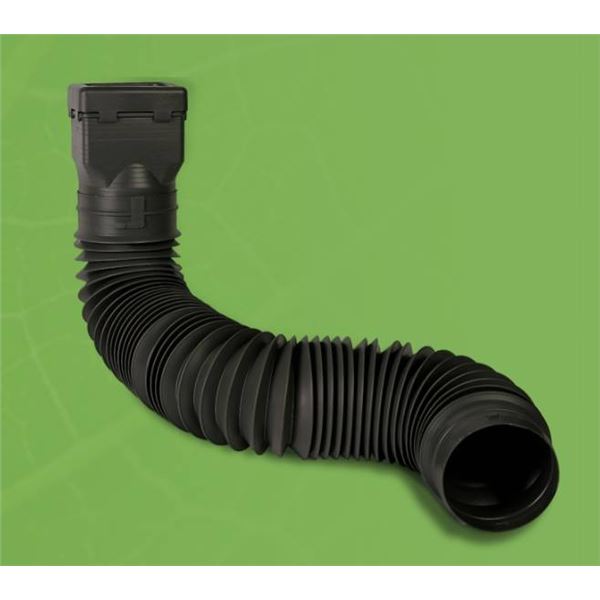 Corrugated Flexible Downspout Extension Tubes Set of 2