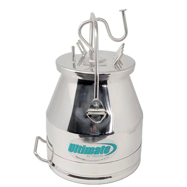 Ultimate EZ Bucket Milker – Replacement 2.5 gal Stainless Steel Bucket