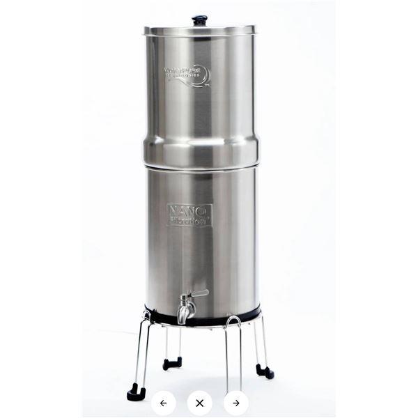 Water Pure Nano Fast Flow 3.3 Gallon Gravity Filtration System
