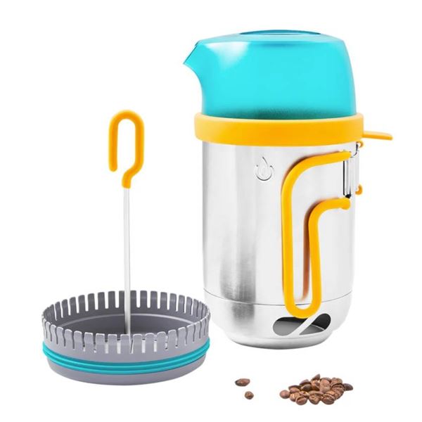 BioLite CampStove KettlePot and Coffee Set for Outdoor Cooking