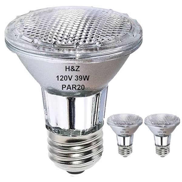 6 H&Z Par20 120V Light Bulbs with E26 Medium Screw Base