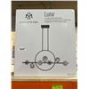 Image 2 : Housemark Luna 8-Light Glass Pendant LED Light Fixture